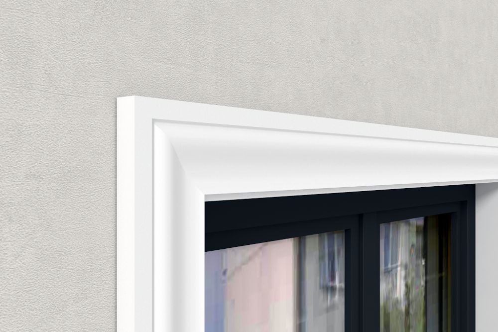 Stuckleiste flach "Rom" Fassade