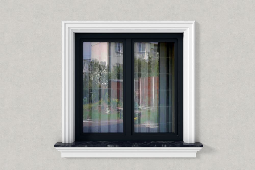 Stuckleiste flach "Kiew" Fassade
