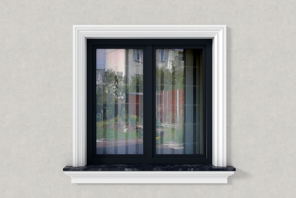 Stuckleiste flach "Rotterdam" Fassade